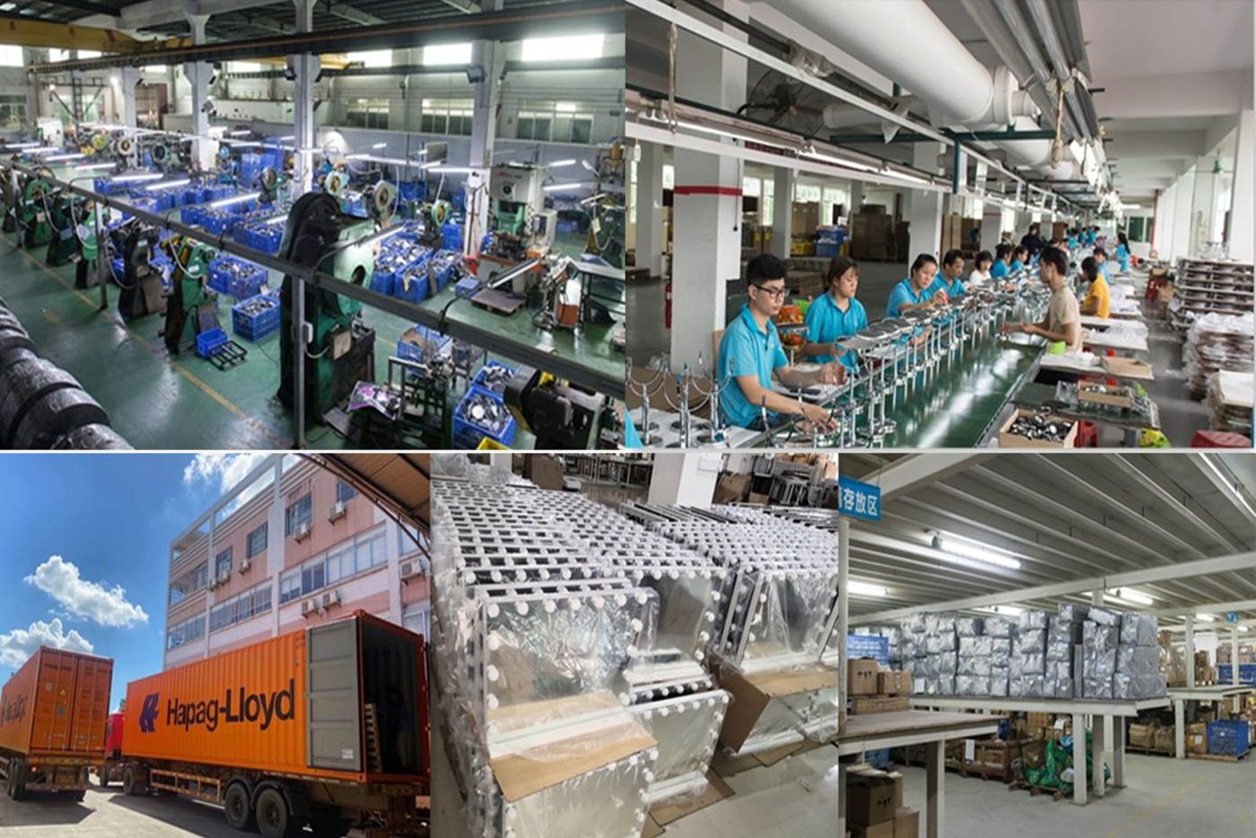 Tianci Hongye factory — Production, materials, warehouse and container loading