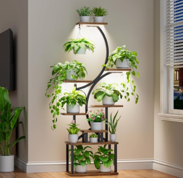TC-ZWJ0023 LED 植物架(S 形 全光谱生长灯)